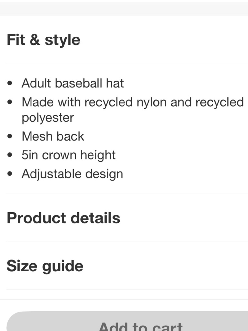 Roller Rabbit x Target Disco Hearts Baseball Hat - Picture 5 of 5